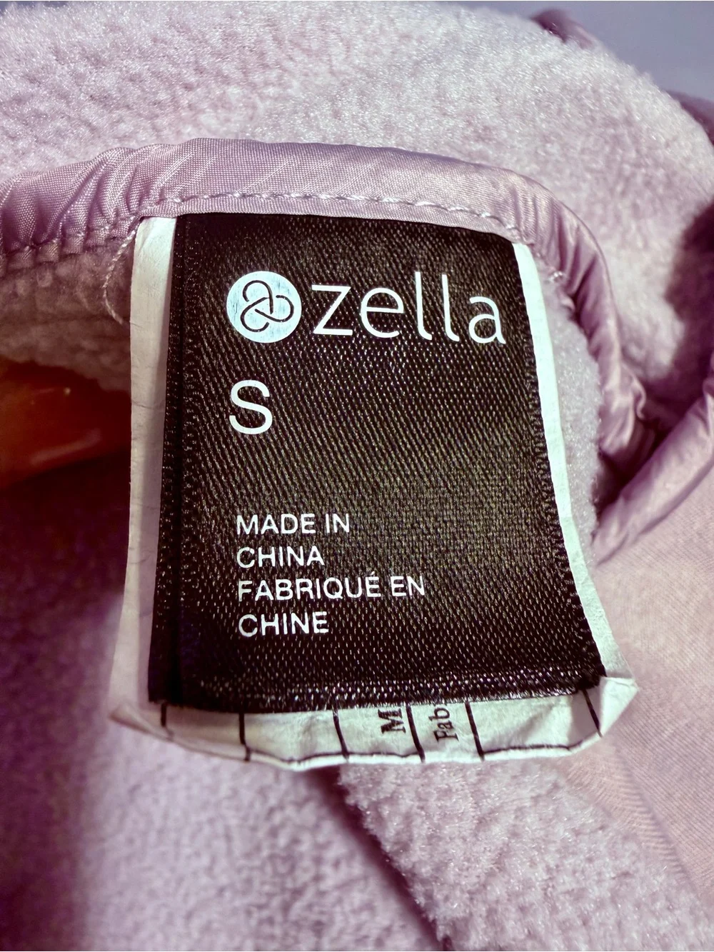 Zella Lilac Stretch Active Puffer Vest